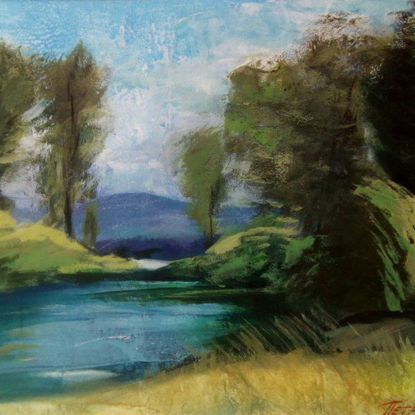 ветер у реки - пленэр арский камень